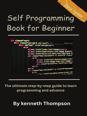 cover image of Self Programming Book for Beginner